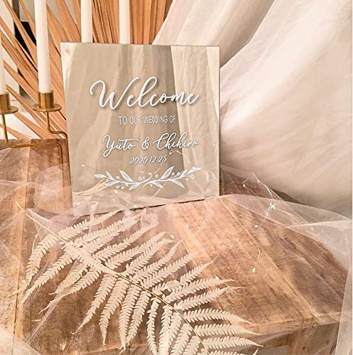 Amazon.co.jp: ミラーウェルカムボード welcomeデザイン